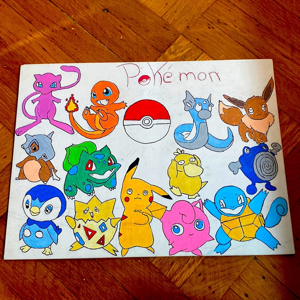 Pokeman Canvas Art